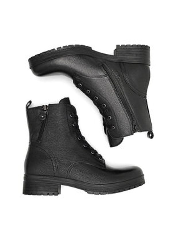 Lasocki Trzewiki WI23-MEXICO-11 Czarny. Kolor: czarny. Materiał: skóra