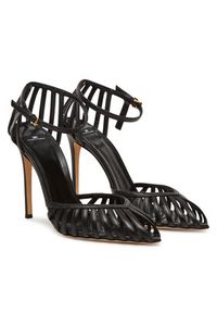 Elisabetta Franchi Szpilki SA-19L-52E2-V580 Czarny. Kolor: czarny. Materiał: skóra. Obcas: na szpilce #6