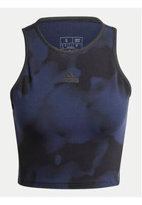 Adidas - adidas Top Future Icons 3-Stripes IW5299 Granatowy Slim Fit. Kolor: niebieski. Materiał: bawełna #5
