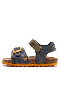 Geox Sandały B Sandal Chalki Boy B922QA 00454 C3375 M Zielony. Kolor: zielony