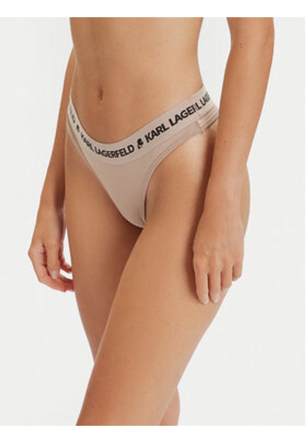 Karl Lagerfeld - KARL LAGERFELD Komplet stringów A1W47158 Kolorowy. Materiał: bawełna. Wzór: kolorowy