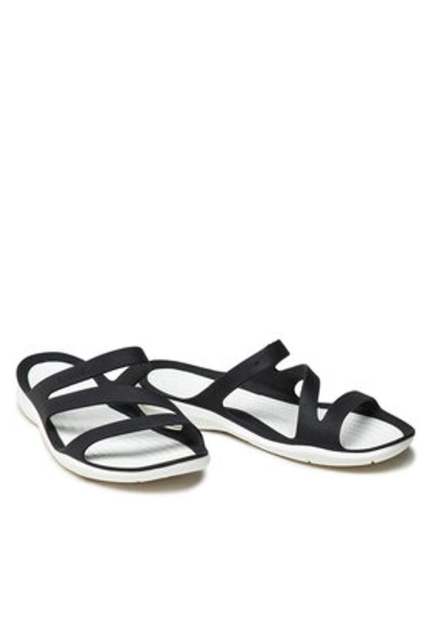 Crocs Klapki Swiftwater Sandal W 203998 Czarny. Kolor: czarny