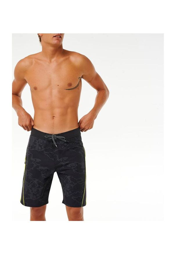Rip Curl - Boardshorty RIP CURL Mirage Medina żółty. Okazja: na plażę. Kolor: czarny, żółty, wielokolorowy. Styl: elegancki