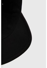 Superdry czapka z daszkiem bawełniana kolor czarny z aplikacją. Kolor: czarny. Materiał: bawełna. Wzór: aplikacja #2