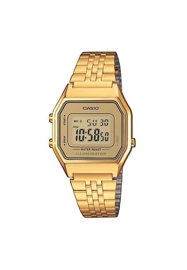 Zegarek Casio. Kolor: złoty. Styl: vintage