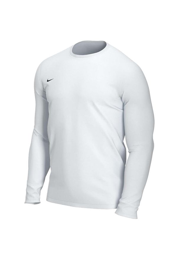 Nike - Męska Koszulka Z Długim Rękawem Park VII. Kolor: biały. Długość rękawa: długi rękaw. Długość: długie