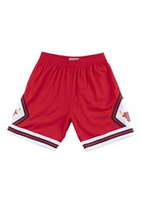 Mitchell & Ness - Krótki Swingman NBA Chicago Bulls. Kolor: czerwony. Długość: krótkie. Sport: koszykówka