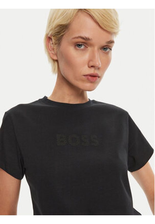 BOSS - Boss T-Shirt 50527303 Czarny Relaxed Fit. Kolor: czarny. Materiał: bawełna