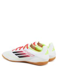 Adidas - adidas Buty do piłki nożnej F50 Club Indoor IE1222 Biały. Kolor: biały. Materiał: skóra