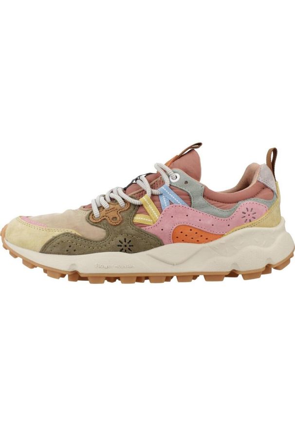 Flower Mountain - Kapcie FLOWER MOUNTAIN YAMANO 3 SRA Rose. Kolor: różowy. Materiał: skóra. Styl: sportowy