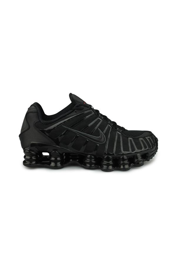Buty do chodzenia męskie Nike Shox TL. Zapięcie: sznurówki. Kolor: czarny. Materiał: materiał, tkanina, syntetyk. Szerokość cholewki: normalna. Sport: turystyka piesza