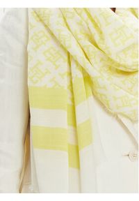 TOMMY HILFIGER - Tommy Hilfiger Szalik Beach Summer Mono Scarf AW0AW16030 Żółty. Kolor: żółty. Materiał: materiał #3