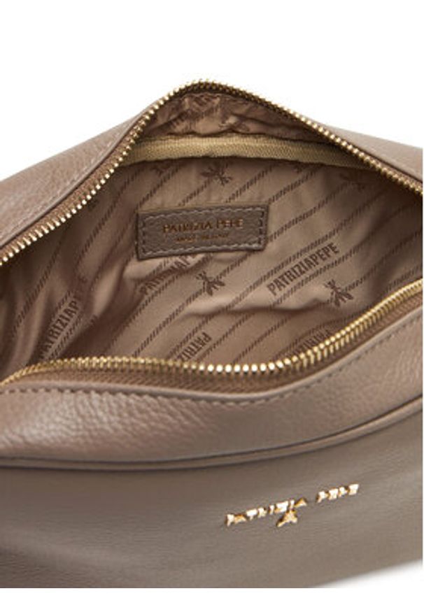 Patrizia Pepe Torebka CB8985/L001-B744 Brązowy. Kolor: brązowy. Materiał: skórzane