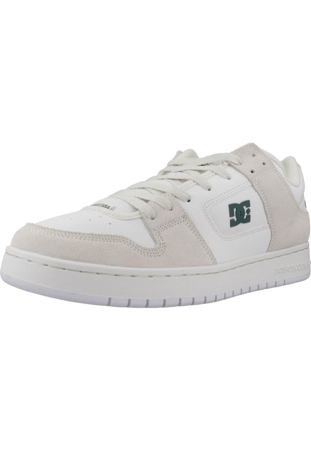 DC Shoes - Buty do chodzenia męskie DC Manteca Se. Zapięcie: sznurówki. Kolor: biały. Materiał: syntetyk, tkanina, materiał. Szerokość cholewki: normalna. Sport: turystyka piesza