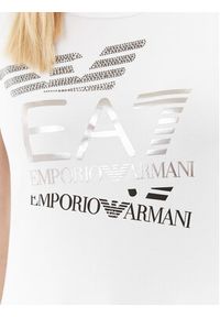 EA7 Emporio Armani T-Shirt 6RTT35 TJFKZ 1100 Biały Regular Fit. Kolor: biały. Materiał: bawełna