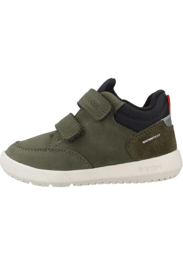 Geox - Buty GEOX B HYROO BOY WPF Zielony. Kolor: zielony. Sport: turystyka piesza