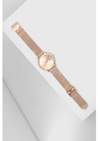 Lacoste zegarek damski kolor różowy. Kolor: różowy. Materiał: materiał #3