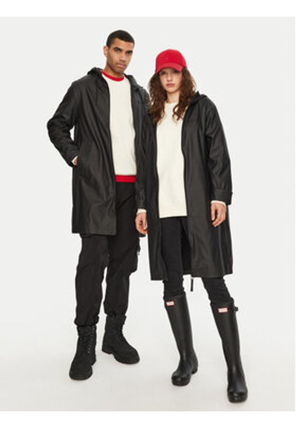 Hunter Kurtka przeciwdeszczowa Andrea HARU0002242 Czarny Regular Fit. Kolor: czarny. Materiał: syntetyk