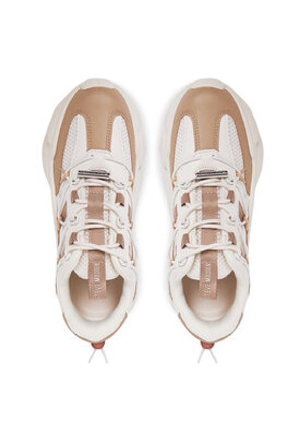 Steve Madden Sneakersy Spectator SM11002961 Beżowy. Kolor: beżowy. Materiał: materiał