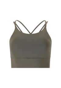 ENDURANCE - Biustonosz dla kobiet Athlecia Elli. Kolor: szary. Sport: fitness #1