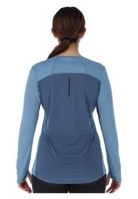 Bluza do biegania damska Inov-8 Performance Long Sleeve. Kolor: niebieski. Długość rękawa: długi rękaw