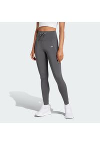 Adidas - Legginsy Running Essentials. Kolor: szary. Materiał: materiał. Sport: bieganie