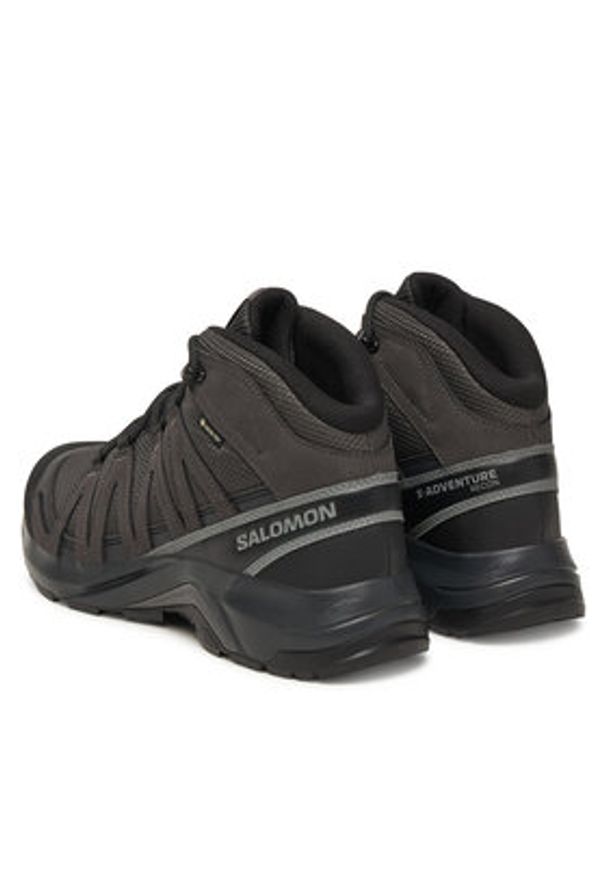 salomon - Salomon Trekkingi X-Adventure Recon Mid Gore-Tex L47809100 Szary. Kolor: szary. Materiał: materiał. Technologia: Gore-Tex. Sport: turystyka piesza
