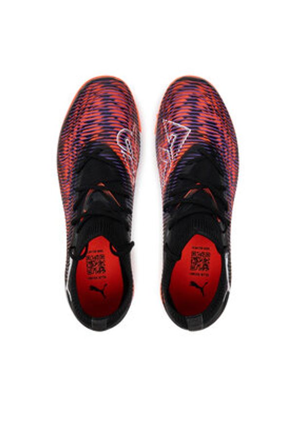Puma Buty do piłki nożnej Future 8 Match Tt 108370 01 Czarny. Kolor: czarny. Materiał: skóra