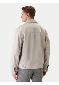 BOSS Kurtka skórzana Johot 50552130 Szary Regular Fit. Kolor: szary. Materiał: skóra #4