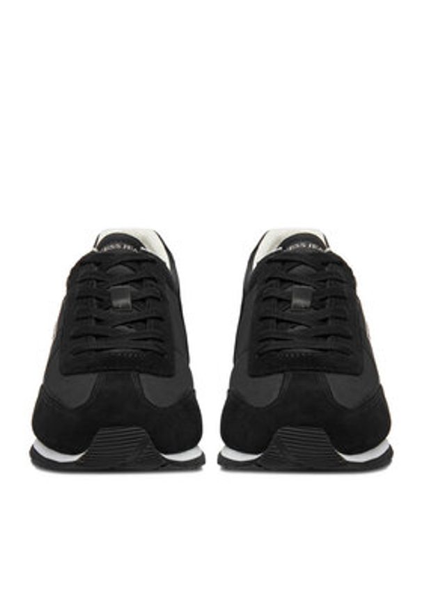 Guess Jeans Sneakersy EO-WILIAMS-01 126AM Czarny. Kolor: czarny. Materiał: materiał