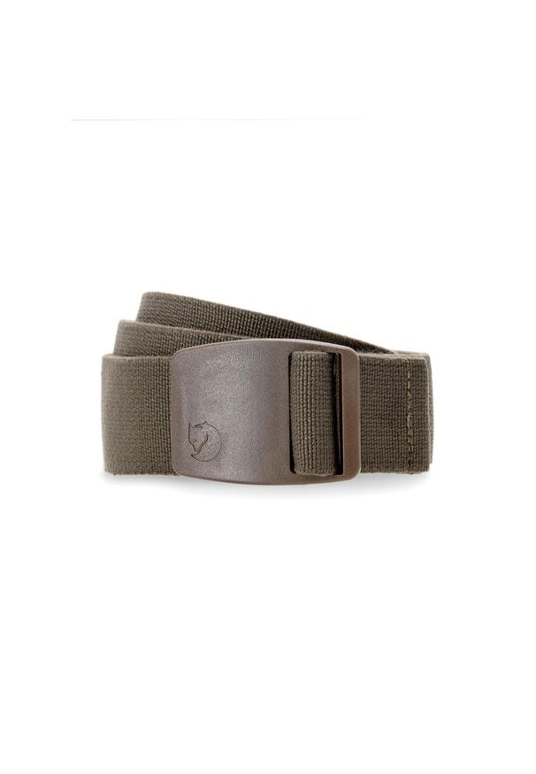 Fjällräven - Pasek do spodni Fjallraven Trekking Belt - dark olive. Kolor: zielony. Sezon: lato. Sport: turystyka piesza