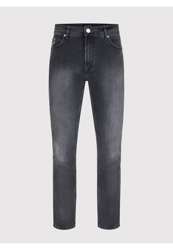 Pako Lorente - PAKO LORENTE – Szare jeansowe spodnie męskie. Okazja: na co dzień. Kolor: szary. Materiał: jeans. Długość: długie. Styl: casual