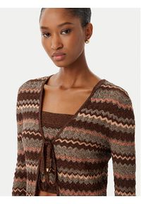 Marciano Guess Kardigan G6GR14 Z0641 Brązowy Relaxed Fit. Kolor: brązowy. Materiał: wiskoza #5