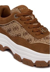 Guess Sneakersy FLPBT3 FAL12 Brązowy. Kolor: brązowy. Materiał: materiał #5