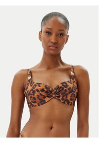 Chantelle Góra od bikini Sauvage C17UM0 Brązowy. Kolor: brązowy. Materiał: syntetyk