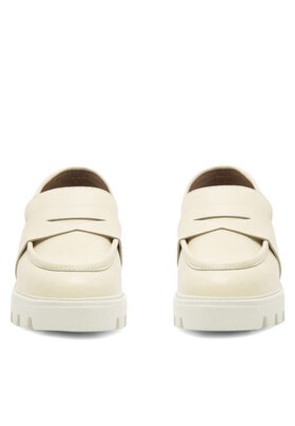 Badura Loafersy AMANTEA-E23-28180NAP Beżowy. Kolor: beżowy. Materiał: skóra