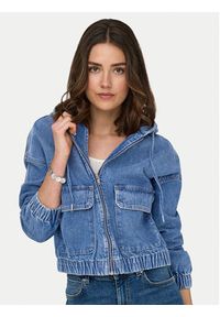 only - ONLY Kurtka jeansowa Kenzie 15356696 Niebieski Regular Fit. Kolor: niebieski. Materiał: bawełna #7