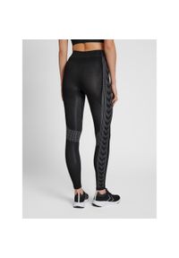 Damskie legginsy ze średnim stanem Hummel Shaping. Kolor: czarny. Materiał: materiał