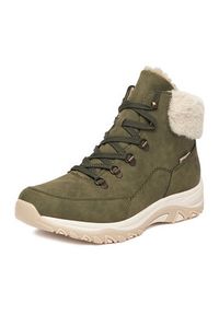 Rieker Trzewiki CEO-M9610-54 Khaki. Kolor: brązowy. Materiał: syntetyk, materiał
