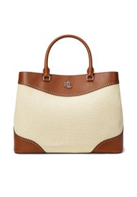 Lauren Ralph Lauren - LAUREN RALPH LAUREN Torebka Marcy 431966776001 Beżowy. Kolor: beżowy