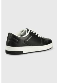 Calvin Klein Jeans sneakersy YW0YW00715.BDS kolor czarny. Nosek buta: okrągły. Zapięcie: sznurówki. Kolor: czarny. Materiał: guma. Obcas: na platformie #5