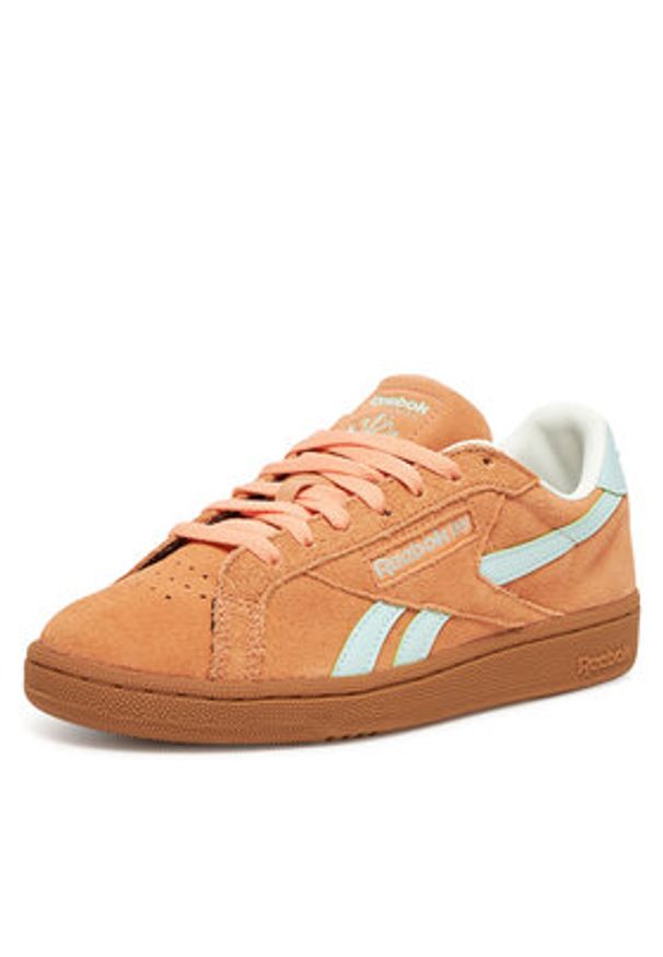 Reebok Sneakersy CLUB C GROUNDS UK 100220815 Pomarańczowy. Kolor: pomarańczowy. Materiał: skóra, zamsz. Model: Reebok Club