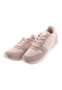 Buty sportowe Lt.pink American Club FH10 żółte różowe. Kolor: żółty, wielokolorowy, różowy. Materiał: materiał, syntetyk. Sport: turystyka piesza