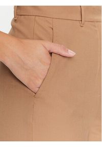Marella Spodnie materiałowe Ribelle 2331361138200 Brązowy Regular Fit. Kolor: brązowy. Materiał: materiał, syntetyk