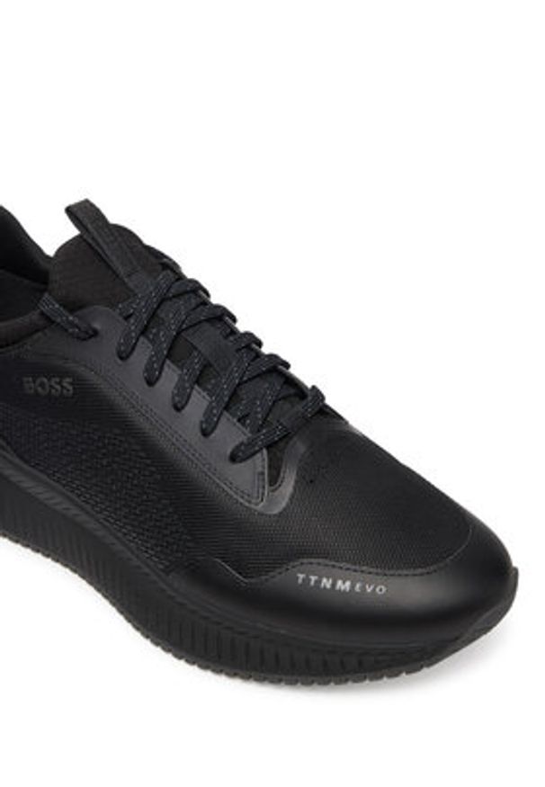 BOSS Sneakersy TTNM EVO 50548700 Czarny. Kolor: czarny. Materiał: materiał