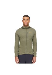 Bluza z kapturem męska Rab Men's Ascendor Light Hoody rozpinana. Typ kołnierza: kaptur. Kolor: zielony