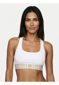 VERSACE - Versace Biustonosz top AUD01039 Biały. Kolor: biały. Materiał: bawełna #1