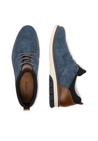 Rieker Półbuty 14450-14 Niebieski. Kolor: niebieski. Materiał: materiał #3