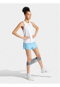 Adidas - adidas Szorty sportowe Pacer Training 3-Stripes IS1664 Niebieski Regular Fit. Kolor: niebieski. Materiał: syntetyk #4