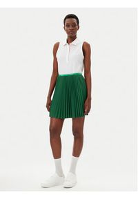 Lacoste Spódnica plisowana JF1403 Zielony Regular Fit. Kolor: zielony. Materiał: syntetyk #2